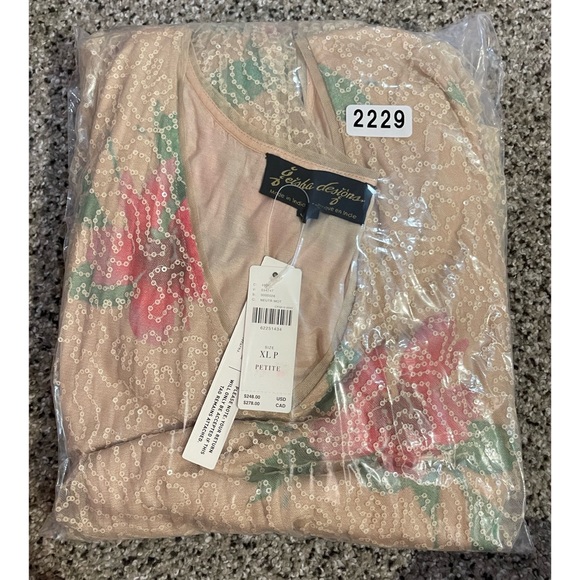 Anthropologie Sequined Tulle Mini Dress - Size XLP - NWT - Picture 12 of 15